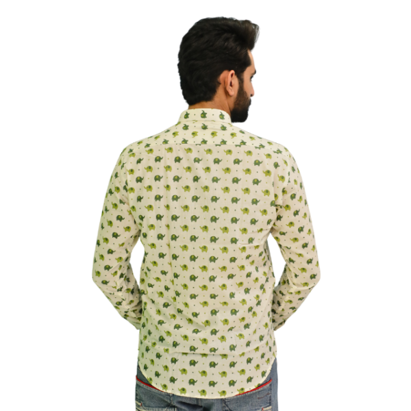 Vastraz Verdant Visions: Full-Sleeved Sanganeri Fauna Fantasy